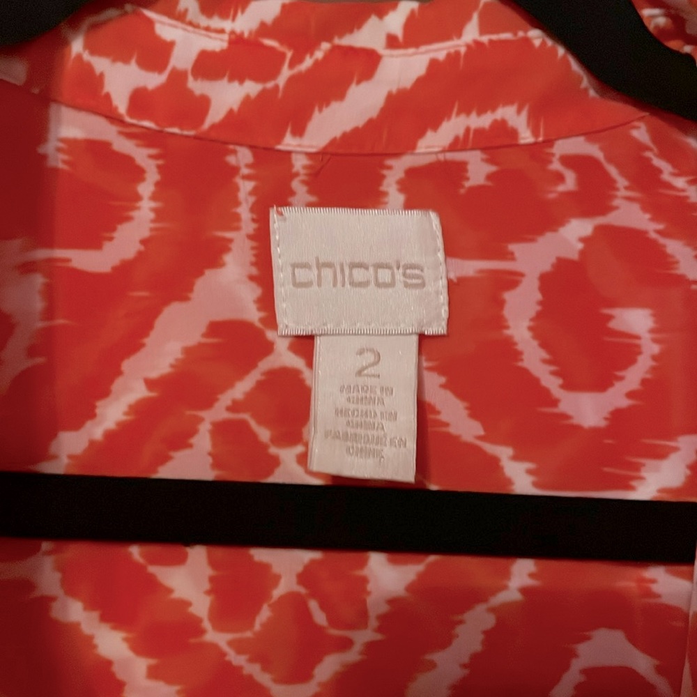 Chico Tunic Top. Half Way Button Down. This Is A … - image 1